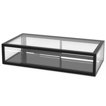 Neutrale Vitrine | INTEGRA | Zwart | 1 Niveau |, Verzenden, Nieuw in verpakking