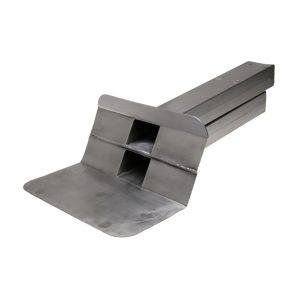plakplaat COMBI lood 25 UD 450 mm 45 graden 2 x 60 x 80 mm, Ophalen of Verzenden, Nieuw