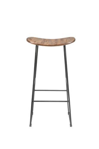 Barkruk - 76 cm - Merel - Naturel - House of Rebels, Verzenden, Nieuw
