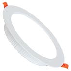 LED Lamp Inbouw Downlight 12W - Rond, Mat Wit Aluminium & Ko, Huis en Inrichting, Ophalen of Verzenden, Nieuw