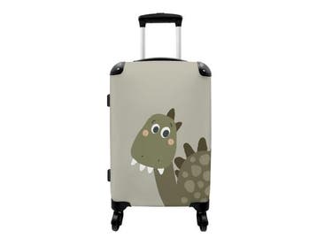Veiling - Koffer handbagage dino groen, Nieuw
