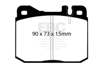 EBC 76-79 Mercedes-Benz 230 Redstuff Front Brake Pads, Ophalen of Verzenden, Nieuw