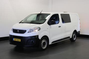 Peugeot Expert 2.0 BlueHDI 123PK L3 Dubbel cabine EURO 6, Stof, Gebruikt, Wit, Onderhoudsboekje