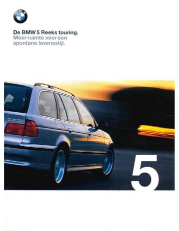 1999 BMW 5 SERIE TOURING BROCHURE NEDERLANDS, Nieuw, BMW, Author