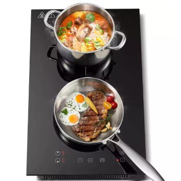 Inductiekookplaat 2 Zones – 30 cm met Timer en Touch, Witgoed en Apparatuur, Fornuizen, Verzenden, Nieuw
