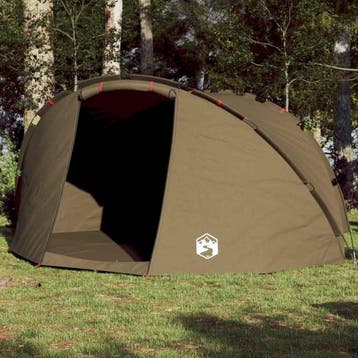 vidaXL Vistent 5-persoons waterdicht olijfgroen, Caravans en Kamperen, Verzenden, Nieuw, Tot en met 2