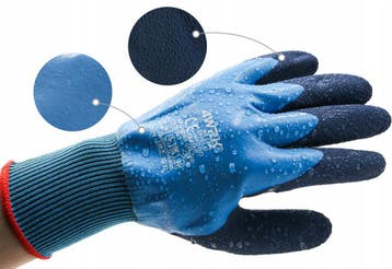 Waterdichte werkhandschoen blauw Scherp geprijsd!, Nieuw