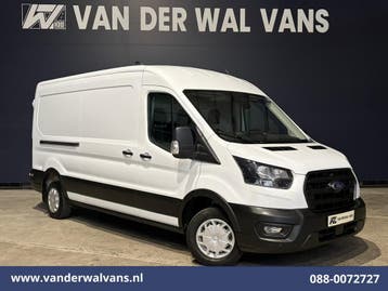 Ford Transit | 2.0 TDCI 131pk L3H2 Euro6 Airco | Camera |, Auto's, Bestelauto's, Gebruikt, Euro 6, Wit, Dealer onderhouden