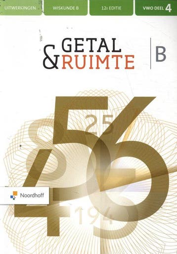 9789001737252 Getal  Ruimte Wiskunde B vwo deel 4 Uitwerk..., Boeken, Verzenden, Zo goed als nieuw