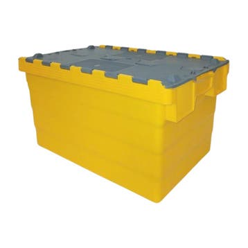 Distributiebak, 600x400x320 mm, euronorm, geel, grijs, 40 tot 60 cm, 50 tot 75 cm, Ophalen of Verzenden, Nieuw