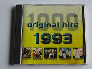 1000 Original Hits 1993, Cd's en Dvd's, Ophalen of Verzenden, Zo goed als nieuw