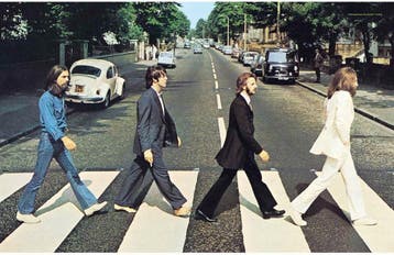 The Beatles - Abbey Road Textielposter officiële merchandise, Ophalen of Verzenden, Nieuw, Poster, Artwork of Schilderij