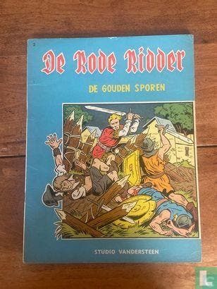Rode Ridder, De [Vandersteen] - De gouden sporen - 1960, Eén stripboek, Verzenden, Gelezen, Rop, Edward De, Studio Vandersteen, Vandersteen, Willy, Verschuere, Karel.