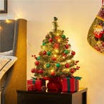 2dekans | Yaheetech Tafelkerstboom Met Verlichting – 38 x 38, Diversen, Kerst, Ophalen of Verzenden, Zo goed als nieuw