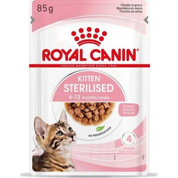 Royal Canin sterilised kitten morsels in gravy (saus) nat..., Dieren en Toebehoren, Verzenden, Kat