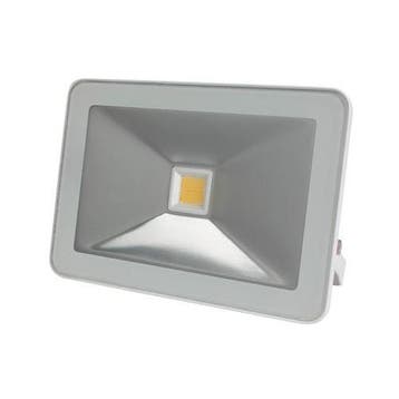 Waterdichte LED-schijnwerper – 30W – Warmwit – Wit, Ophalen of Verzenden, Nieuw
