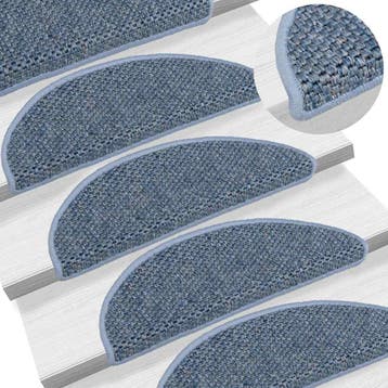 vidaXL Trapmatten zelfklevend 15 st sisal-look 56x17x3 cm, Verzenden, Nieuw