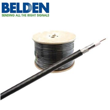 Belden Coaxkabel H125 PVC kleur zwart, Audio, Tv en Foto, Audiokabels en Televisiekabels, Ophalen of Verzenden, Nieuw, Tv-kabel