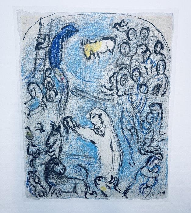 Marc Chagall (1887-1985) - LArche de Noé, Antiek en Kunst, Antiek | Overige Antiek