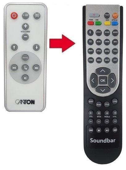 Canton YOUR DOCK afstandsbediening, Audio, Tv en Foto, Afstandsbedieningen, Verzenden
