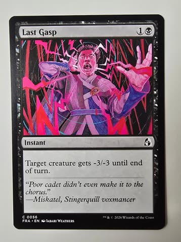 LAST GASP (FRA) (C 0056) (MTG) (TRADING CARD), Verzenden, Gebruikt