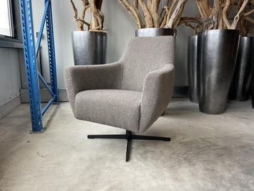 Veiling - Fauteuil Arsenie (2 stuks) -Draaibaar- Boucle- Bro, Nieuw