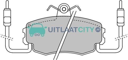 *Tip*  Remblokken PEUGEOT RENAULT, Auto-onderdelen, Uitlaatsystemen, Nieuw, Peugeot, Renault, Ophalen of Verzenden