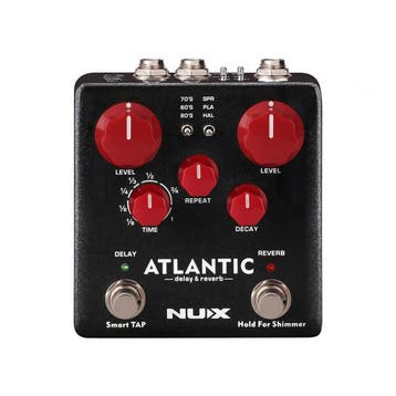 NUX NDR-5 digitale delay+reverb met effect loop ATLANTIC, Ophalen of Verzenden, Nieuw