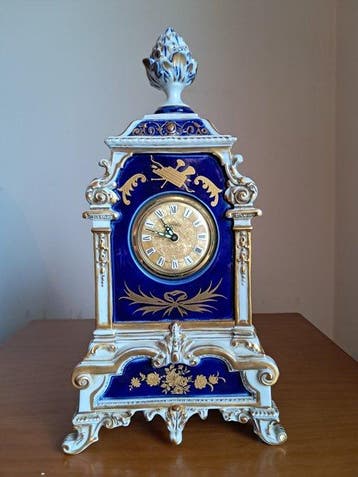 Beugel klok - Relógio de mesa italiano Tiche, mecanismo