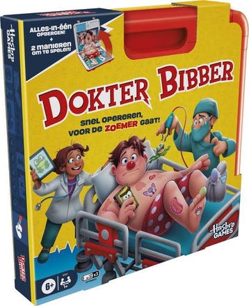 Dokter Bibber Vernieuwde Editie - Bordspel - Gezelschapsspel, Verzenden, Nieuw