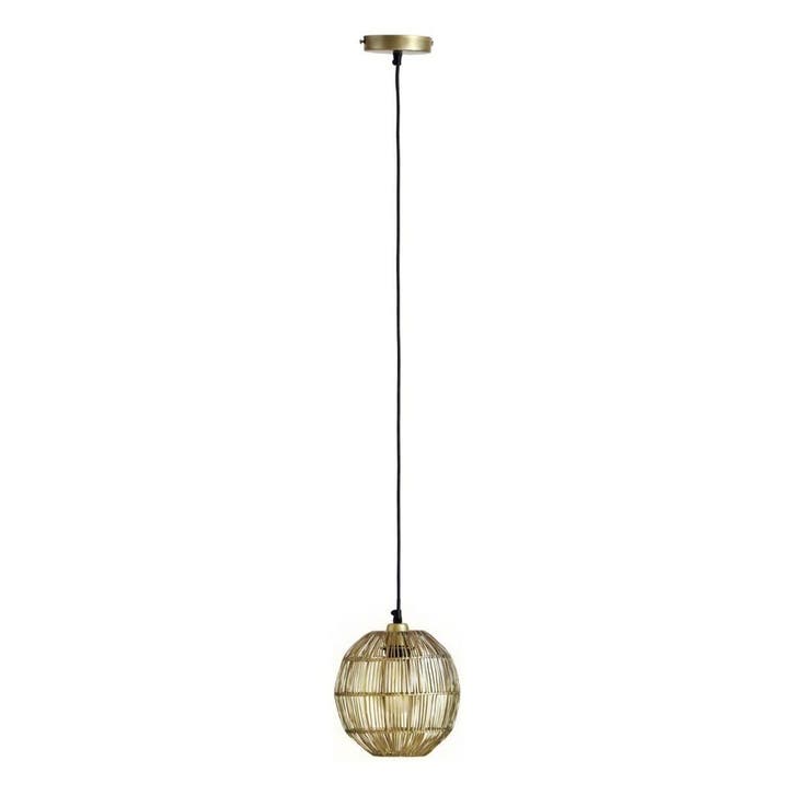 Hanglamp HERMI II 20.0 cm 1-lichts Messing, Huis en Inrichting, Lampen | Hanglampen, Nieuw, Metaal, 75 cm of meer, Ophalen of Verzenden
