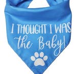 Honden bandana Big Sister wit met zwarte tekst en hartje, Verzenden, Nieuw