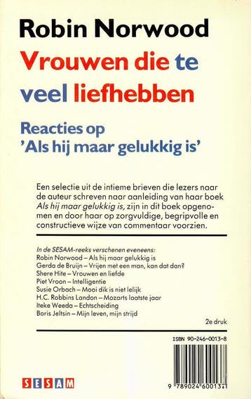 Vrouwen die teveel liefhebben 9789024600137 Norwood, Boeken, Verzenden, Gelezen, Norwood