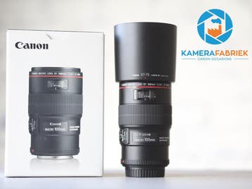 Canon EF 100mm f/2.8L Macro IS USM - 1 jaar garantie!, Canon, Ophalen of Verzenden, Zo goed als nieuw, Macrolens