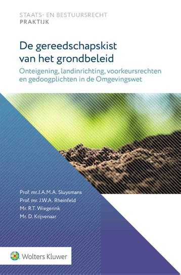 De Gereedschapskist Van Het Grondbeleid |  | Nieuw, Ophalen of Verzenden, Nieuw