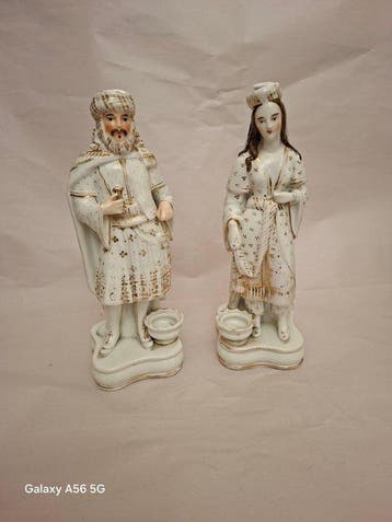 J.B. jacob petit - Figuur - Coppia boccette per profumi (2), Antiek en Kunst