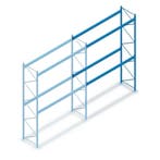 Gebruikte Dexion Speedlock palletstelling 4270x3600x1100 mm