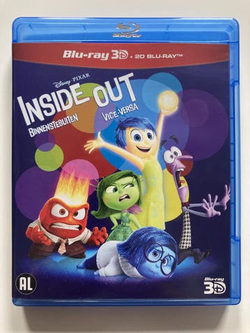 INSIDE OUT (3D + 2D) (BLURAY), Verzenden, Gebruikt
