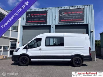 Zakelijke lease - Ford Transit 350 2.0 TDCI Euro 6 L3H2, Euro 6, Wit, Handgeschakeld, Lease
