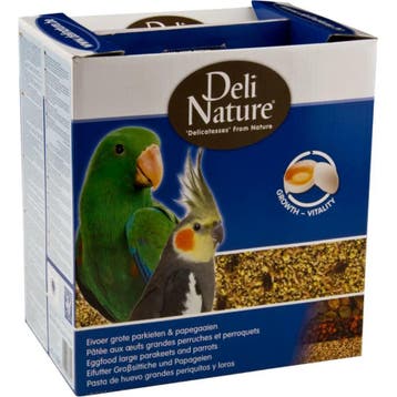 5x Deli Nature Eivoer Parkiet en Papegaai 800 gr, Verzenden, Nieuw
