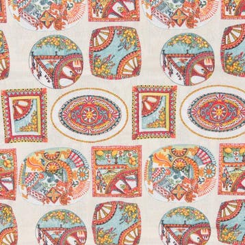 BA182 - Stof Carretto Siciliano – Siciliaanse, Antiek en Kunst