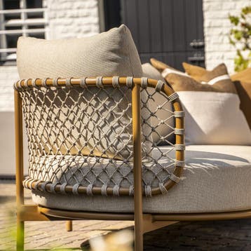 Salute Martinique modulaire hoek loungeset 5 delig keramiek, Ophalen of Verzenden, Nieuw