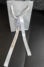 Bedrukt lint Ivory met Gouden opdruk 15 mm 50 cm, Ophalen of Verzenden, Nieuw