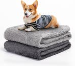 Nobleza 2 x hondendeken, fleece, zachte fleecedeken, wasbaar, Huis en Inrichting, Woonaccessoires | Overige, Verzenden, Zo goed als nieuw