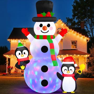 Opblaasbare Kerstpop LED | 57% Korting | Weatherproof, Diversen, Kerst, Ophalen of Verzenden, Gebruikt