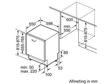 BOSCH SMH6ZCX10E - Vaatwasmachine Serie 6 - 14 couverts - 39, Verzenden, Zo goed als nieuw