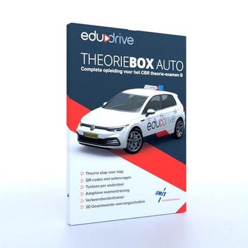 Edudrive Theoriebox Auto 2024 B Theorieboek + Online CBR exa, Verzenden, Zo goed als nieuw