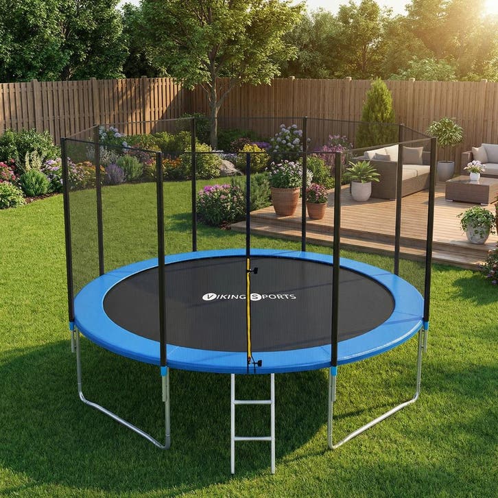 Trampoline met Net 374cm | Laatste Stuks!, Kinderen en Baby's, Speelgoed | Buiten | Trampolines, Nieuw, Ophalen of Verzenden
