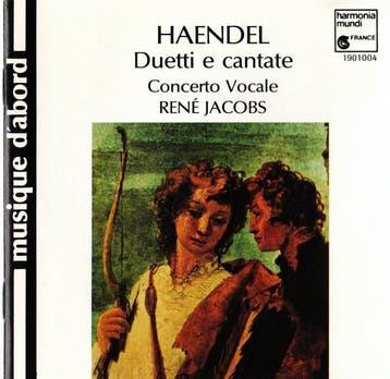 cd - Georg Friedrich HÃ¤ndel - RenÃ© Jacobs â Duetti, Verzenden, Zo goed als nieuw