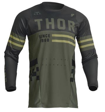 Thor 2024 Pulse Combat Crossshirt Army maat S, Motoren, Ophalen of Verzenden, Nieuw